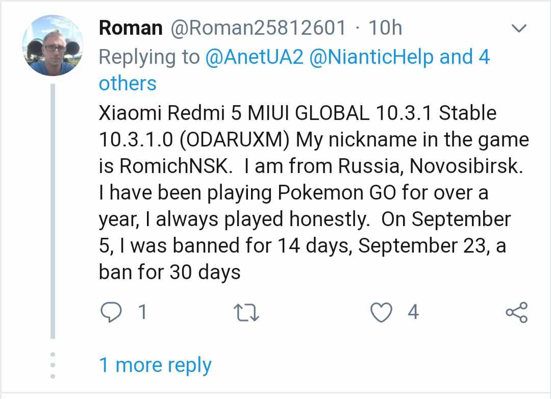 Jugadores de Pokémon Go están siendo prohibidos sin ninguna razón