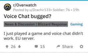 Overwatch Voice Chat