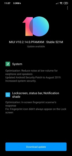 Xiaomi-Mi-9-August-update