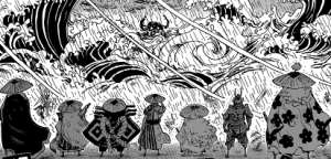 One Piece Chapter 959 Kinemon Companions Attack Onigashima Piunikaweb