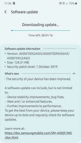 Galaxy-A50-October-patch-india
