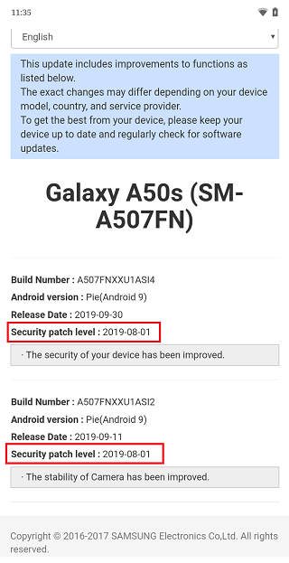 Galaxy-A50s-Aug-update