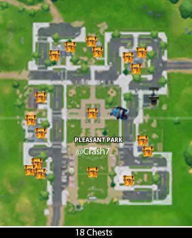 Fortnite Season 11 Chapter 2 Chest Spawns Locations Map Revealed