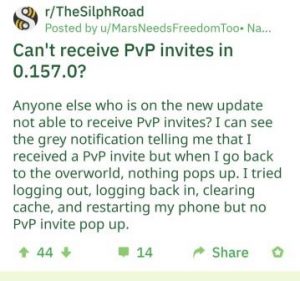 Pokemon Go PVP Invites