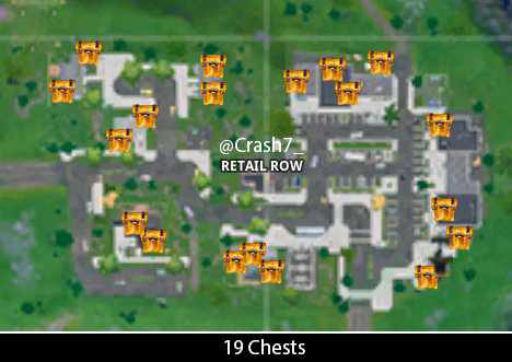 Fortnite Season 11 (Chapter 2) chest spawns locations map ... - 468 x 331 jpeg 18kB