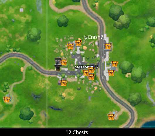 Fortnite Season 11 (Chapter 2) chest spawns locations map ... - 529 x 465 jpeg 23kB