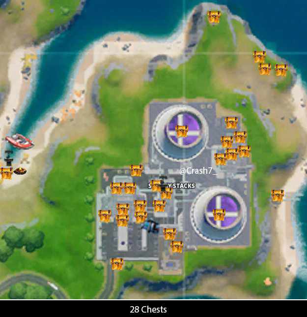 Fortnite Season 11 Chapter 2 Chest Spawns Locations Map Revealed