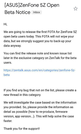 ZenFone-5Z-Android-10-update-open-beta