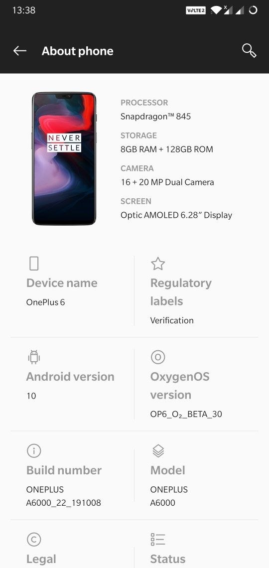 android-10-oneplus-6