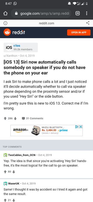 iphone siri issue iphone speaker call reddit