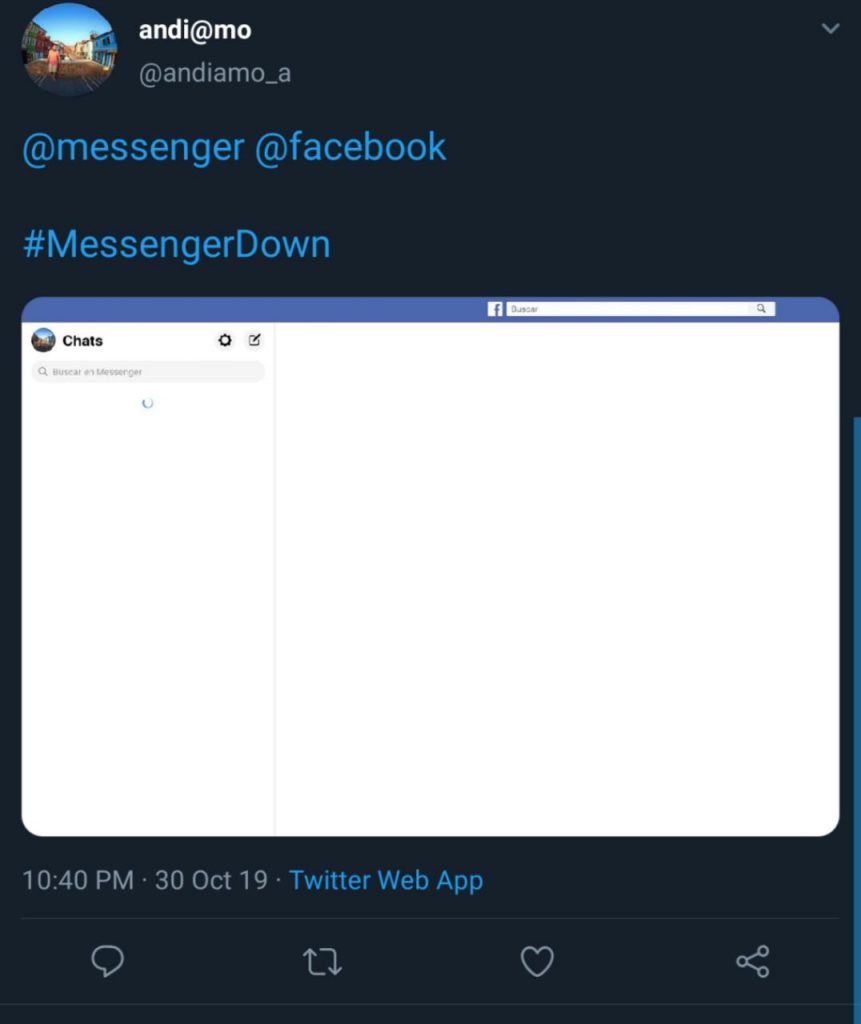 [Update Sept. 14] Facebook (FB) Messenger & Instagram still down for