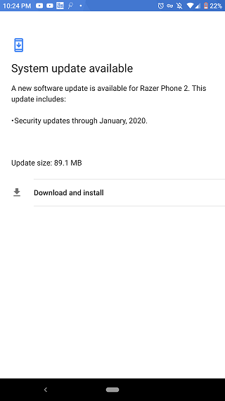 ATT-Razer-Phone-2-January-2020-security-update