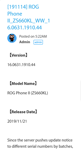 Asus-ROG-Phone-II-update