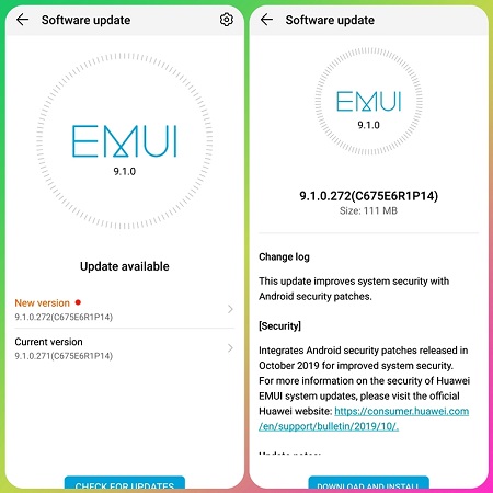 Honor-20i-October-security-update-in-India