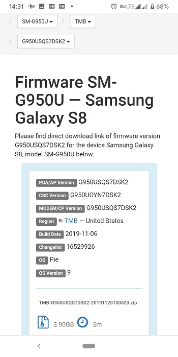 S8 unofficial tracker