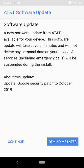nokia 3.1 A October update
