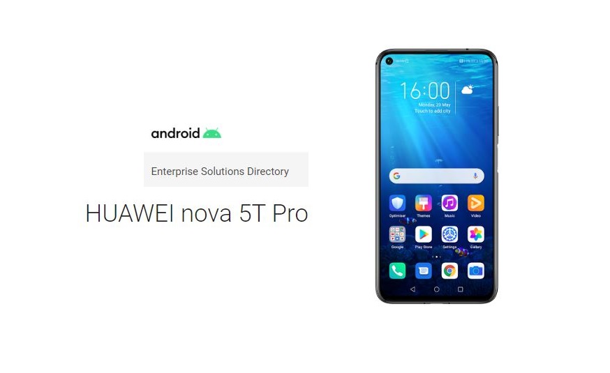 EXCLUSIVE: Huawei Nova 5T Pro incoming as per Android Enterprise listing