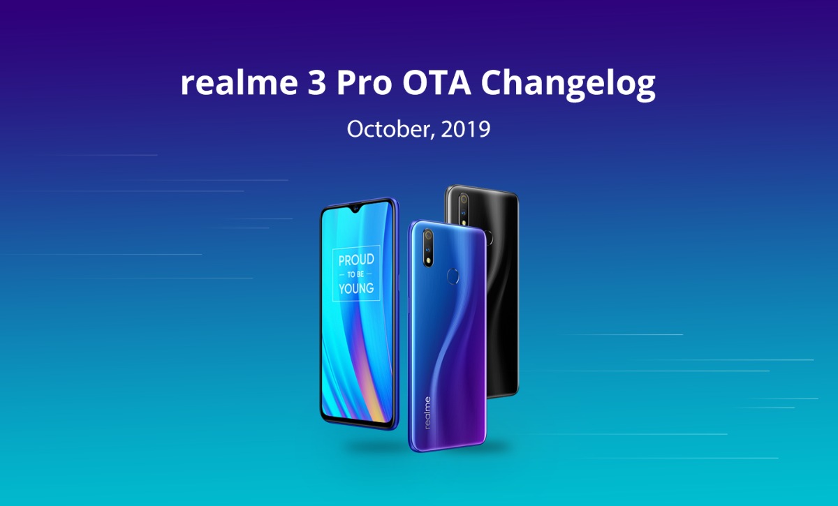 Realme 3 Pro October security update brings dark mode and improved touch experience (Download link inside)