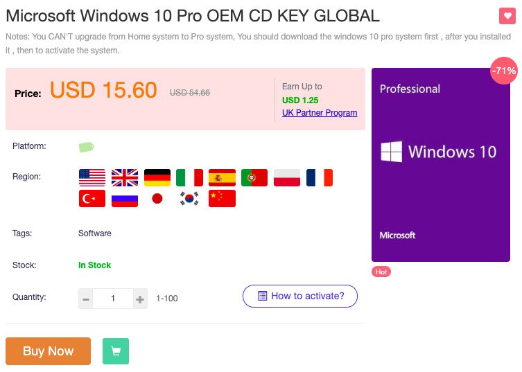 Autumn sale: Grab Windows 10 Pro OEM key for as low as $12, offers