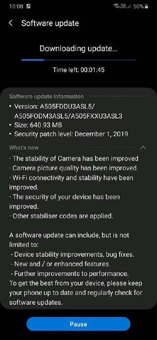 Galaxy-A50-update-in-India