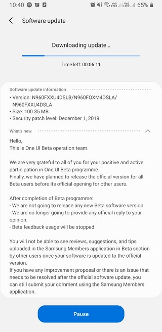 Galaxy-Note-9-Android-10-update