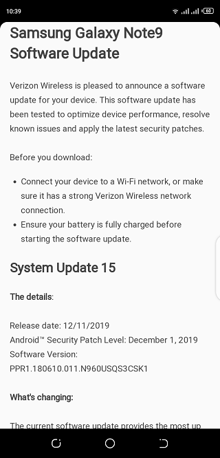 Verizon-Galaxy-Note-9-December-update