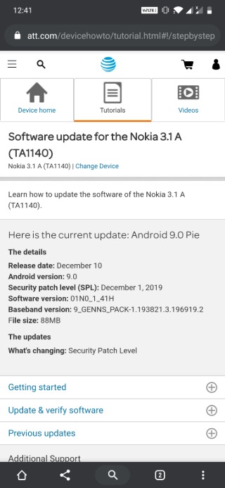 at&t-update-nokia3.1A