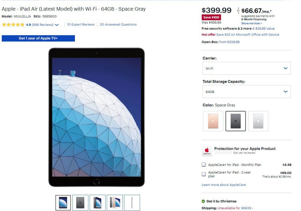 Best Buy & Target offer 100 discount on latest iPad Air Piunika