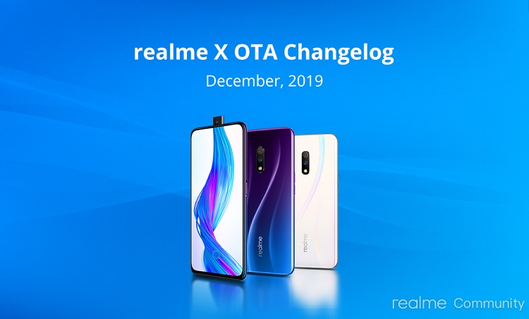 Realme X December security update rolling out ahead of ColorOS 7/Android 10 (Download link inside)