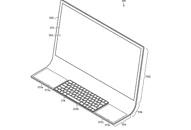 Apple's new patent hints iMac redesign using single glass sheet with curved lower edges of display