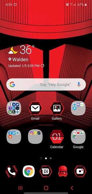 Galaxy Note 10+ Star Wars Edition theme issue after Android 10 update  acknowledged