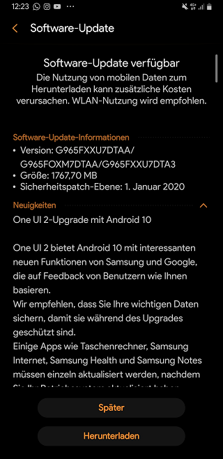 Galaxy-S9-Plus-Android-10-update-Germany