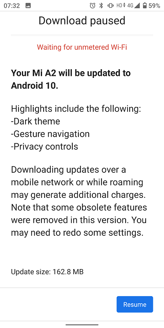 New-Mi-A2-Android-10-build-with-January-patch