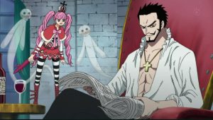 One Piece Episode 917 Detail You May Have Missed Mihawk Knew The Warlord System Will Be Abolished Piunikaweb