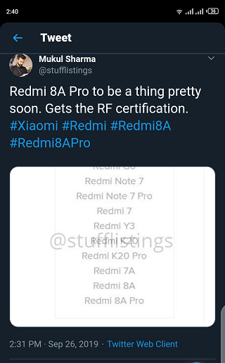 Redmi-8A-Pro-RF-certification