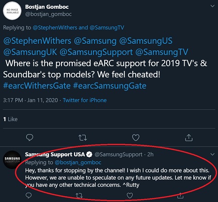 Samsung-eARC-support
