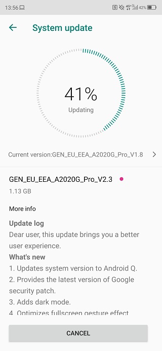 ZTE-Axon-10-Pro-Android-10-update