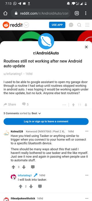 android auto routines assistant