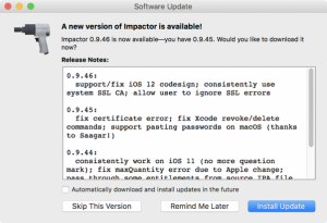 cydia impactor for mac
