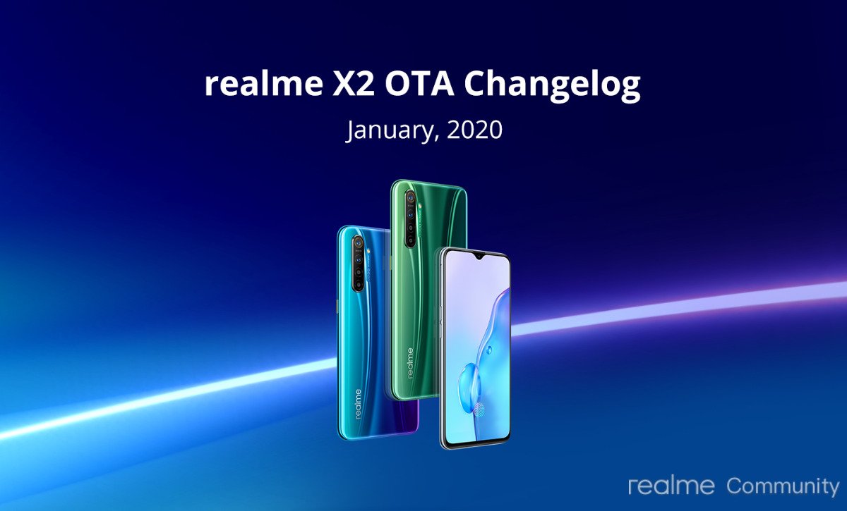 Indian Realme X2 January 2020 update brings December patch, dark mode quick toggle & more (Download link inside)