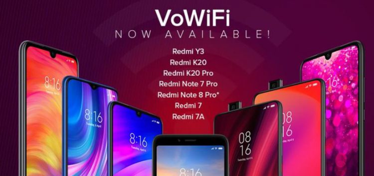 Seven New Xiaomi Phones Now Officially Support Vowifi Redmi Note
