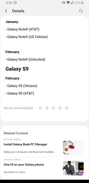 s9 android 10