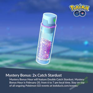 Pokemon Go Mystery Bonus Hour