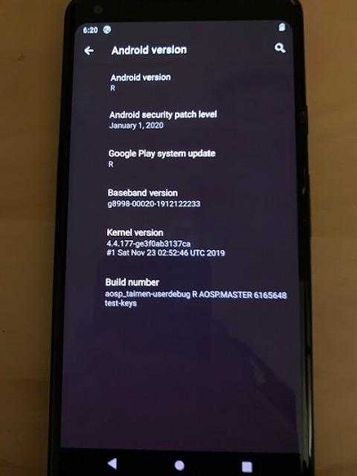 Android-R-build-leaks