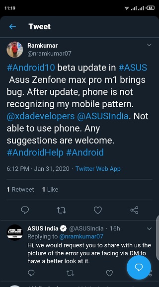 Asus-ZenFone-Max-Pro-M1-bugs-after-Android-10-update