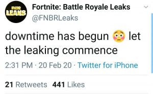 Fortnite Downtime