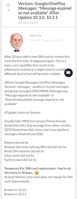 OnePlus-6T-Verizon-text-messaging-issues