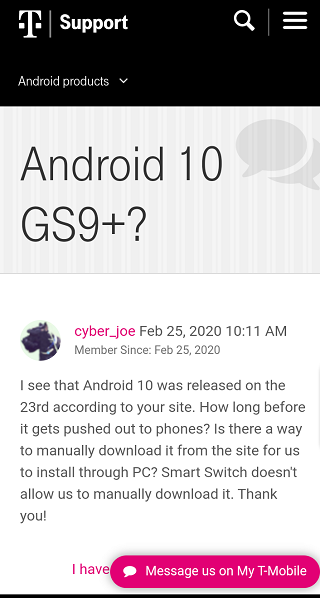 T-Mo-S9-Android-10-update