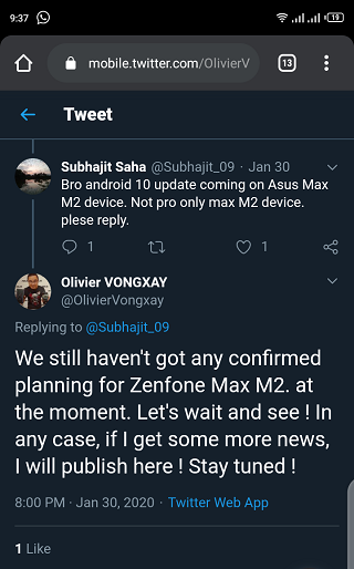 ZenFone-Max-M2-Android-10-update-not-confirmed-yet