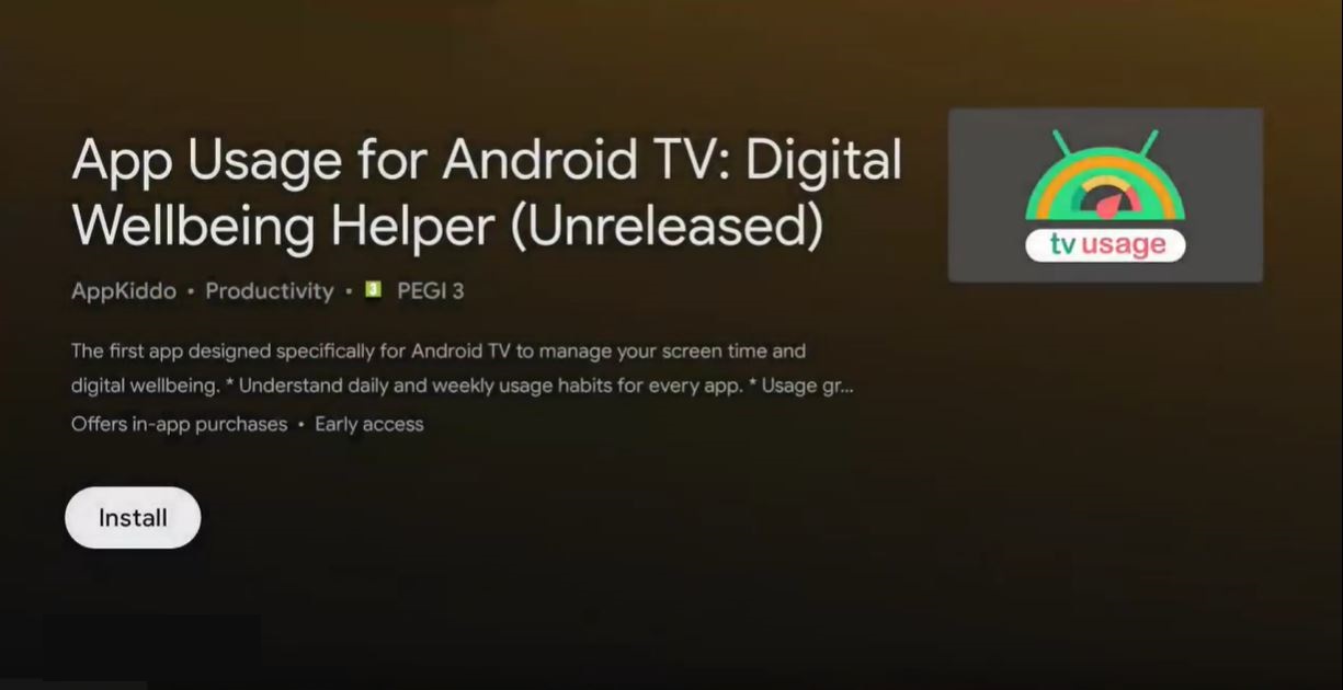 [Update: New version available] Want Digital Wellbeing for your Android TV? Check this app out
